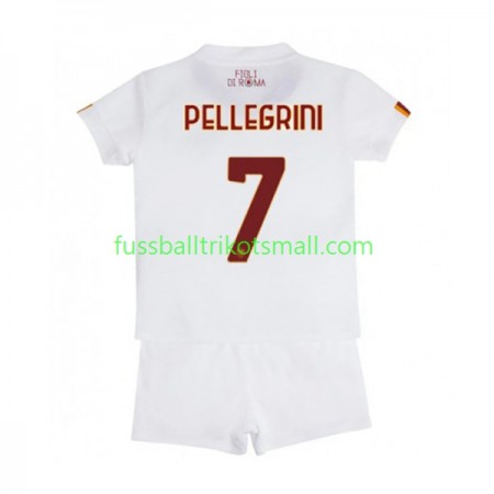 Fußballtrikots AS Rom Lorenzo Pellegrini 7 Kinder 2022-2023 Kurzarm Auswärts-trikot kaufen Fußballtrikots AS Rom Lorenzo Pellegrini 7 Kinder 2022-2023 Kurzarm Auswärts-trikot kaufen